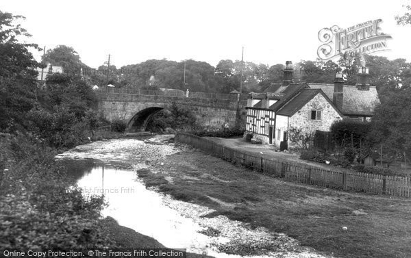 Photo of Bersham, The Bridge And Old House 1936