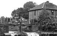 Waterfall And Footbridge 1936, Bersham