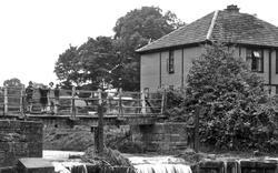 Waterfall And Footbridge 1936, Bersham