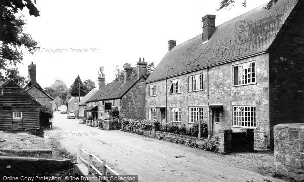 Photo of Berwick St John, The Village c.1955