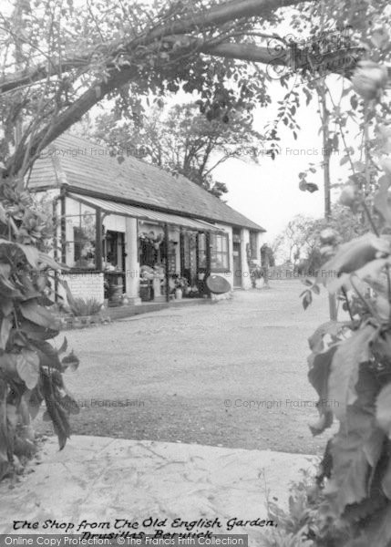 Photo of Berwick, The Shop From The Old English Garden, Drusillas c.1965