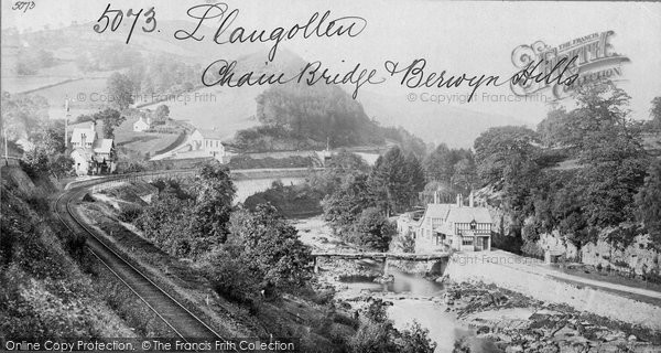Photo of Berwyn, Chain Bridge And Berwyn Hills c.1870