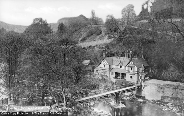 Photo of Berwyn, Chain Bridge c.1935