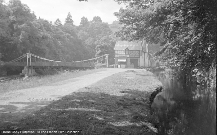 Photo of Berwyn, Chain Bridge Hotel And The Canal 1951