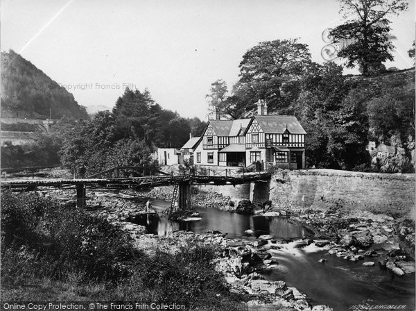 Photo of Berwyn, Chain Bridge Hotel c.1863