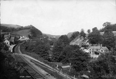 Station And Chain Bridge Hotel 1896, Berwyn