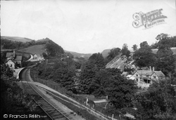 Station And Chain Bridge Hotel 1896, Berwyn