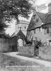 Entrance To Church c.1939, Betchworth