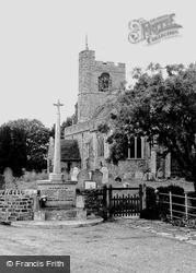 St Margaret's Church And War Memorial c.1955, Bethersden