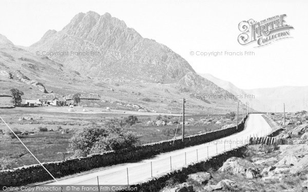 Photo of Bethesda, Nant Ffrancon Pass c.1955