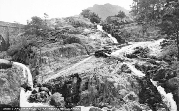 Photo of Bethesda, Ogwen Falls And Benglog Bridge c.1955