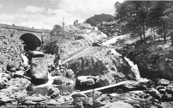 Photo of Bethesda, Ogwen Falls And Bridge c.1955