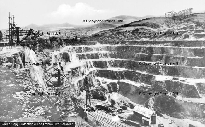 Photo of Bethesda, Penrhyn Quarry c.1955