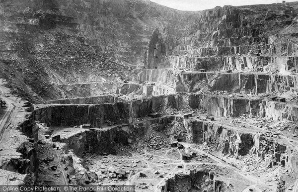 Photo of Bethesda, Penrhyn Slate Quarries 1890