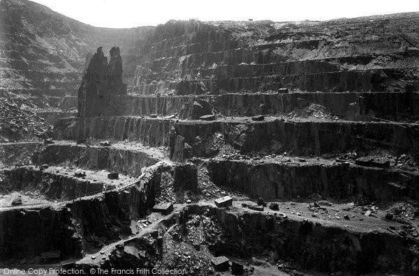 Photo of Bethesda, Penrhyn Slate Quarries 1890