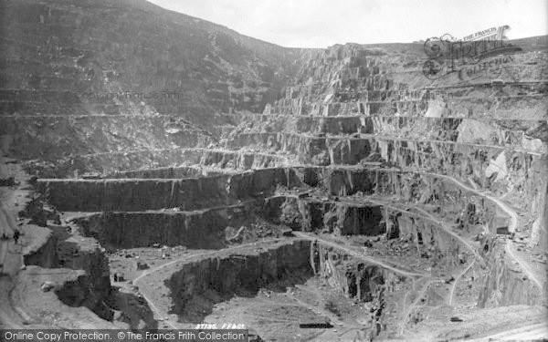 Photo of Bethesda, Penrhyn Slate Quarry 1896