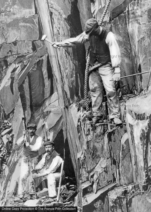 Photo of Bethesda, Quarryman, Penrhyn Quarry c.1915
