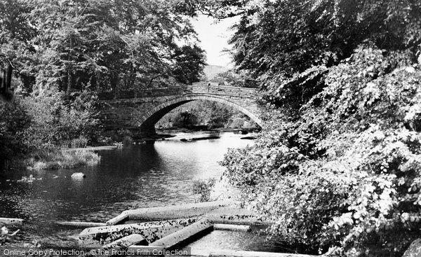 Photo of Bethesda, The River Ogwen c.1960