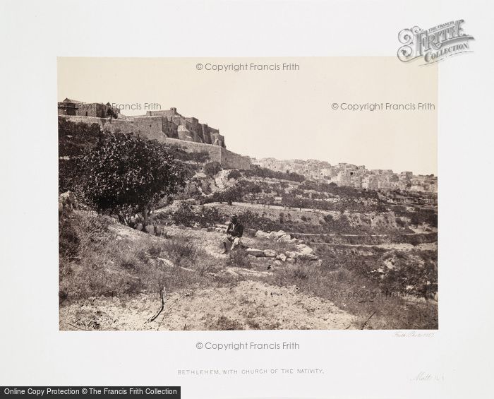 Photo of Bethlehem, With Church Of The Nativity 1857