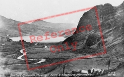Cwellyn Lake And Elephant Mountain c.1950, Betws Garmon