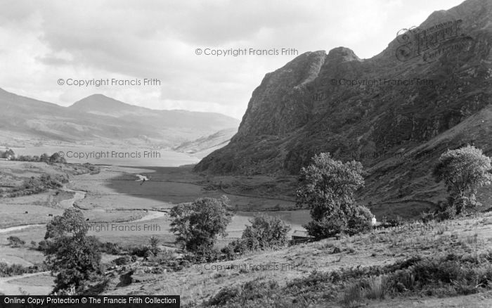 Photo of Betws Garmon, Llyn Cwellyn And Elephant Mountain 1950