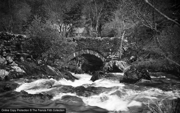Photo of Betws Garmon, Nant Mill Falls c.1935