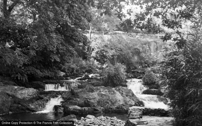 Photo of Betws Garmon, Nant Mill Waterfall 1955