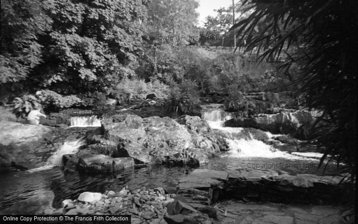 Photo of Betws Garmon, Nant Mill Waterfall 1955