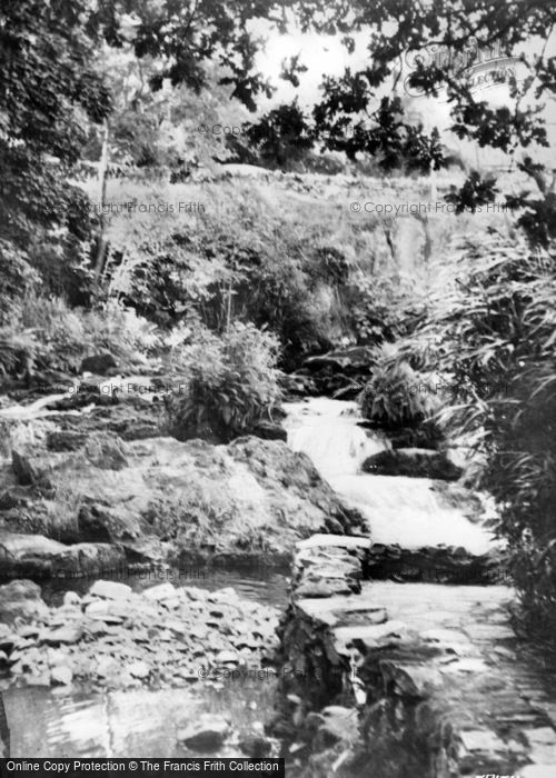 Photo of Betws Garmon, Nant Mill Waterfall c.1955
