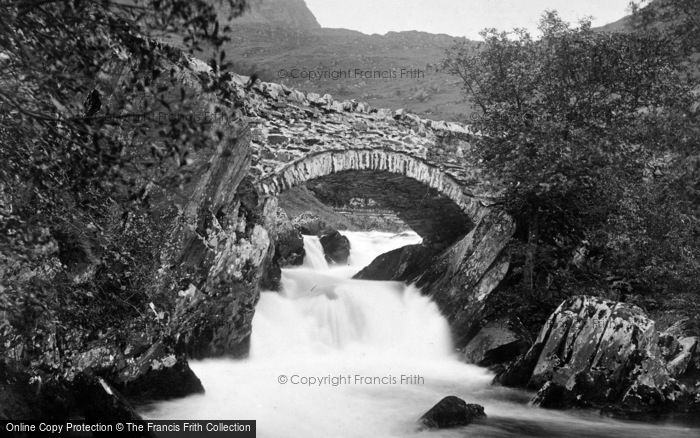Photo of Betws Garmon, Old Bridge c.1890