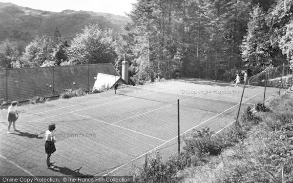 Photo of Betws Garmon, Plas Y Nant C.E Holiday Home, Tennis Court 1950