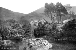 The Fountain And House, Plas Y Nant c.1930, Betws Garmon