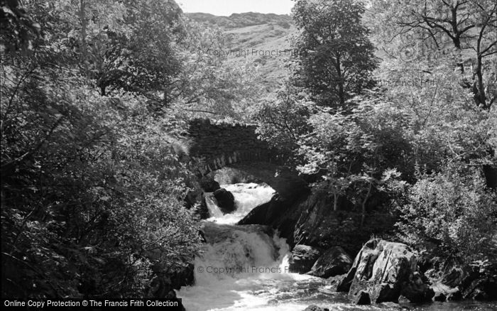 Photo of Betws Garmon, The Waterfall And Bridge 1952