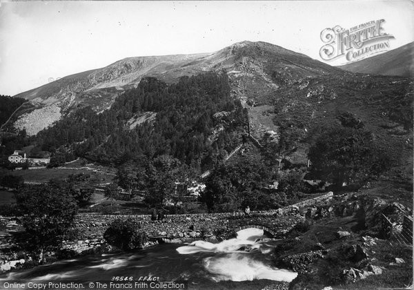 Photo of Betws Garmon, View At Nant Mill 1895