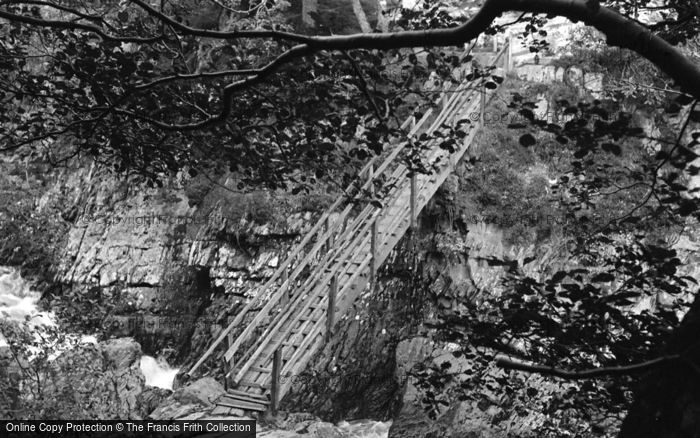 Photo of Betws Y Coed, Miners Bridge 1953