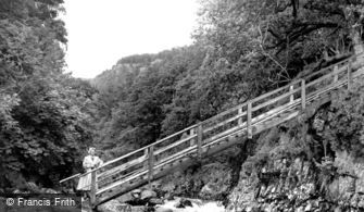 Betws-y-Coed, Miners Bridge 1953