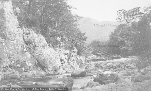 Photo of Betws Y Coed, Miners Bridge c.1876