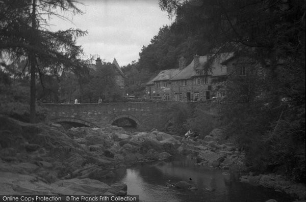 Photo of Betws Y Coed, Pont Y Pair Bridge c.1952