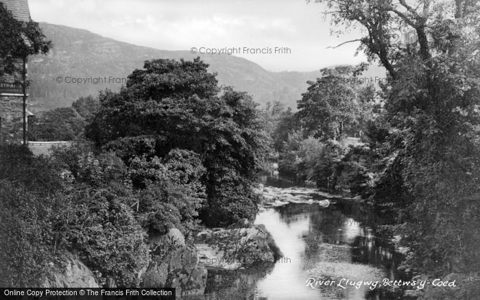 Photo of Betws Y Coed, River Llugwy c.1930