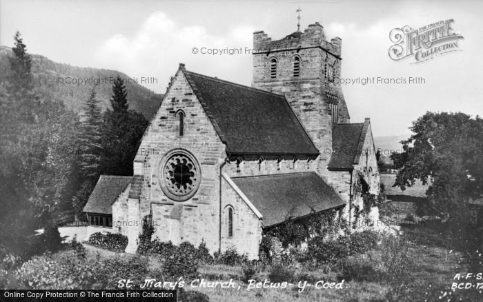 Photo of Betws Y Coed, St Mary's Church c.1930