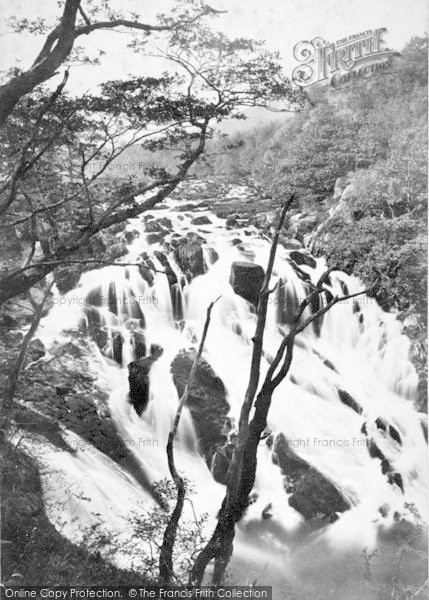 Photo of Betws Y Coed, Swallow Falls From Above c.1890