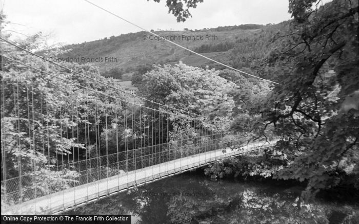 Photo of Betws Y Coed, The Chain Bridge 1962