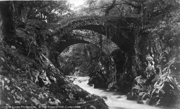 Photo of Betws Y Coed, The Roman Bridges c.1930