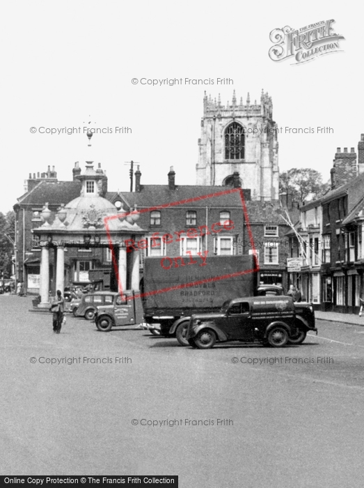 Photo of Beverley, Market Cross c.1955