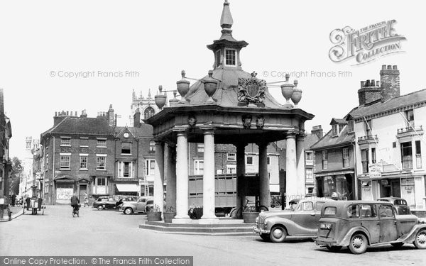 Photo of Beverley, Market Cross c.1955