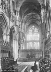 Minster, Choir East 1900, Beverley