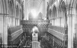 Minster, Choir West 1894, Beverley