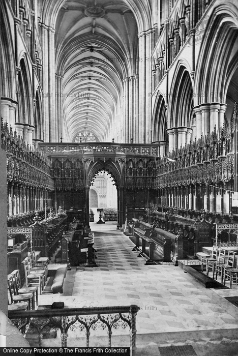 Photo of Beverley, Minster, Choir West c.1880