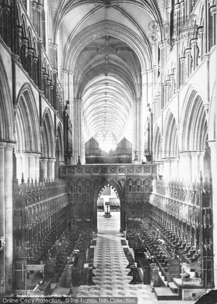Photo of Beverley, Minster, Choir West c.1885