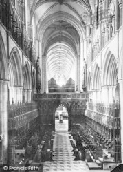 Minster, Choir West c.1885, Beverley
